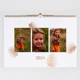 schitterende jaarkalender met foto s en koperfolie TA0884-2100002-03 2