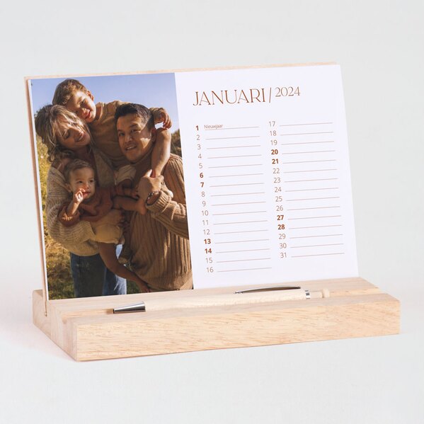 bureaukalender met foto s op houten voet TA0884-2300022-03 1