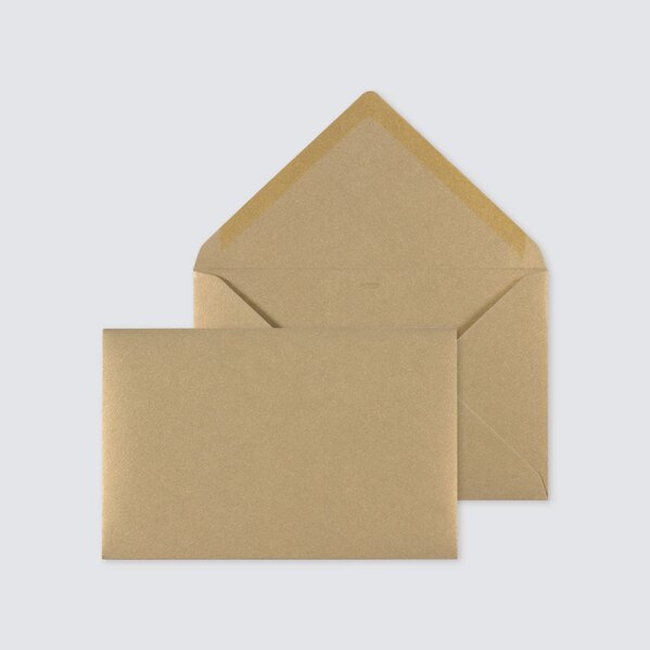 goudkleurige envelop met puntklep TA09-09013303-03 1