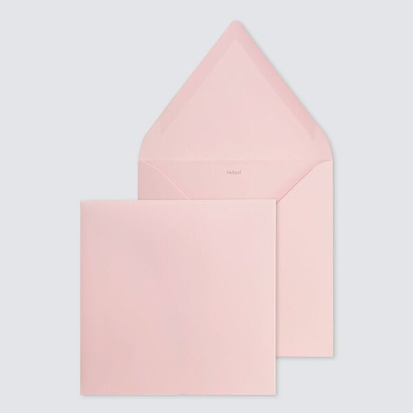 enveloppe naissance carree rose nude TA09-09014505-02 1
