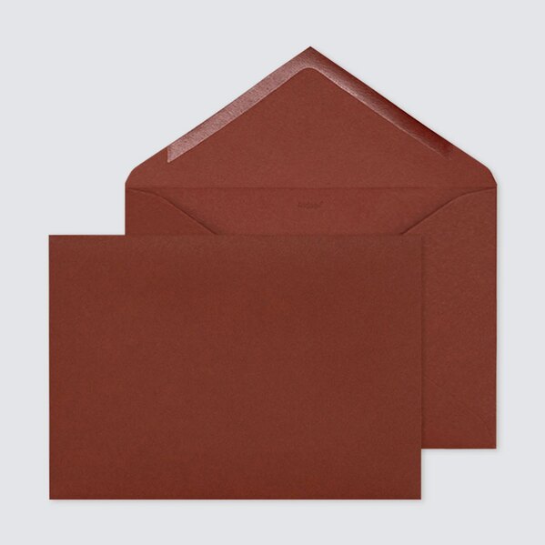 roestbruine envelop met puntklep TA09-09027205-03 1