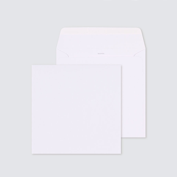 witte zelfklevende enveloppe met rechte klep 17 x 17 cm TA09-09109505-03 1