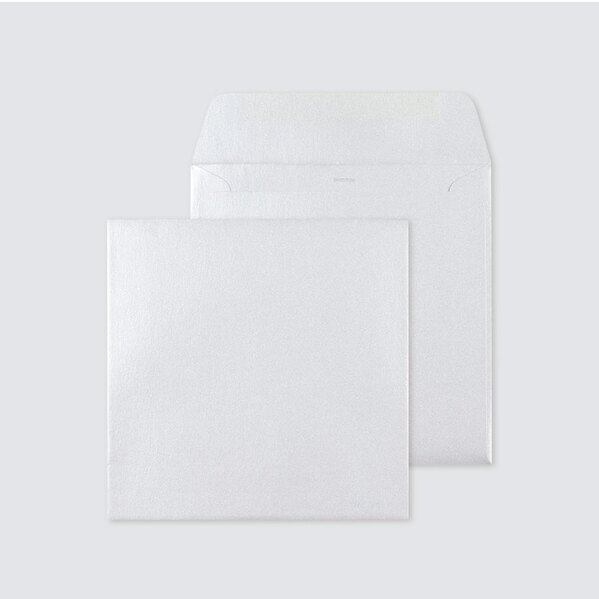 vierkante zilveren enveloppe met rechte klep 17 x 17 cm TA09-09603503-03 1