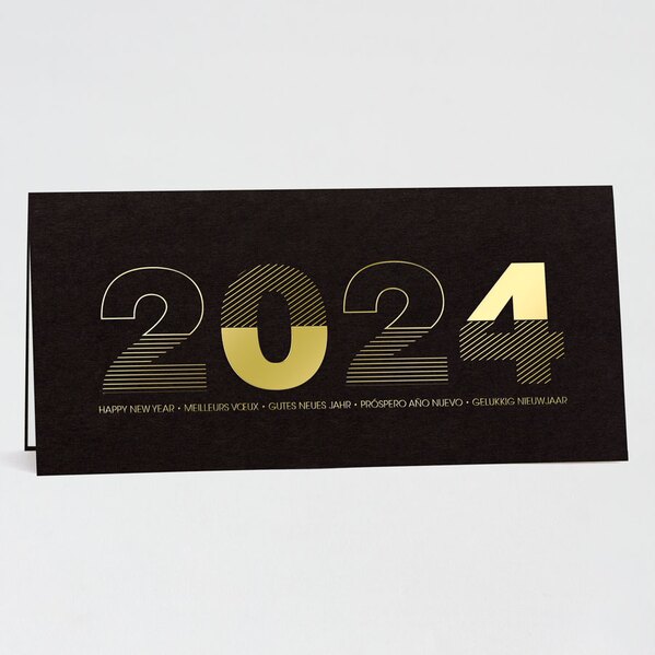 zakelijke nieuwjaarskaart met goudfolie en logo TA1187-2300046-03 1