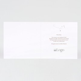 stijlvolle vierkante zakelijke kerstkaart met goudfolie TA1187-2300074-03 2