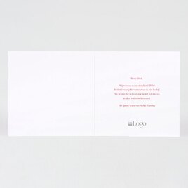 hippe vierkante dubbele zakelijke kerstkaart met foto en goudfolie TA1187-2300076-03 2