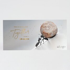 zakelijke kerstkaart met sterke mieren TA1187-2300125-03 1
