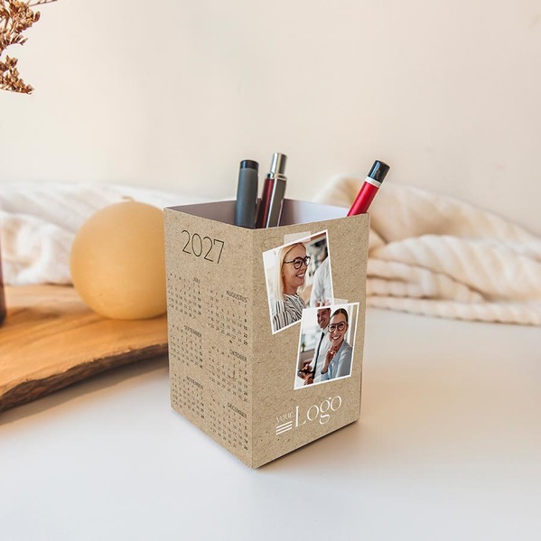 pennenbakje met kalender als kerstkaart TA1187-2300190-03 3