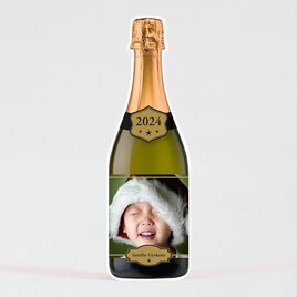 kerstkaart champagnefles TA1188-1400075-03 1