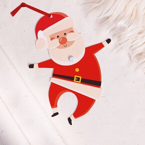 Carte de voeux original Père Noël