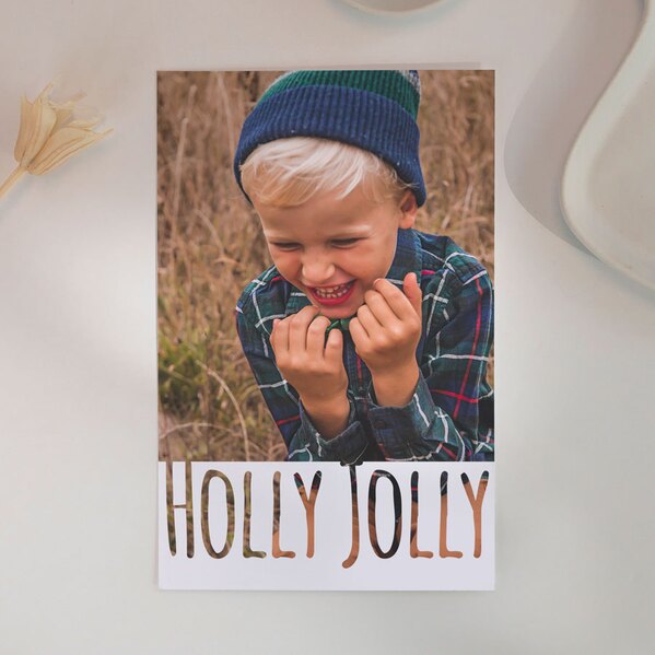 holly jolly kerstkaart met foto TA1188-2300004-03 1