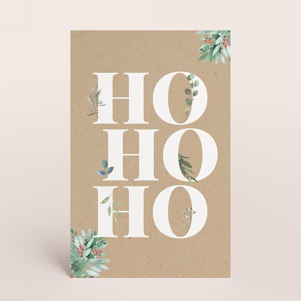 kerstkaart ho ho ho ecolook TA1188-2300010-03 1