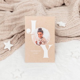 ecolook nieuwjaarskaart joy met foto in letter o TA1188-2600024-03 4