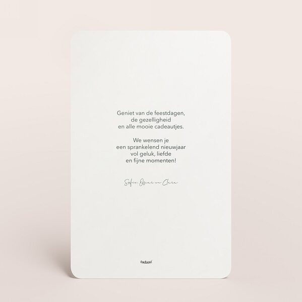 staande kerstkaart in groen met cadeau ontwerp en goudfolie TA1188-2600100-03 2