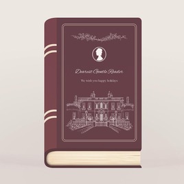 originele kerstkaart met elegante boekstijl TA1188-2600126-03 1