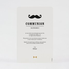 invitation communion moustache TA1227-1700021-02 2