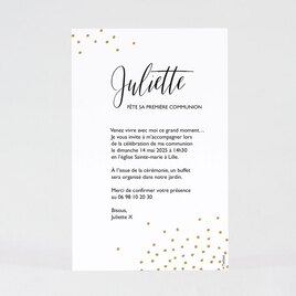 carte d invitation communion confettis et dorure TA1227-1700034-02 2