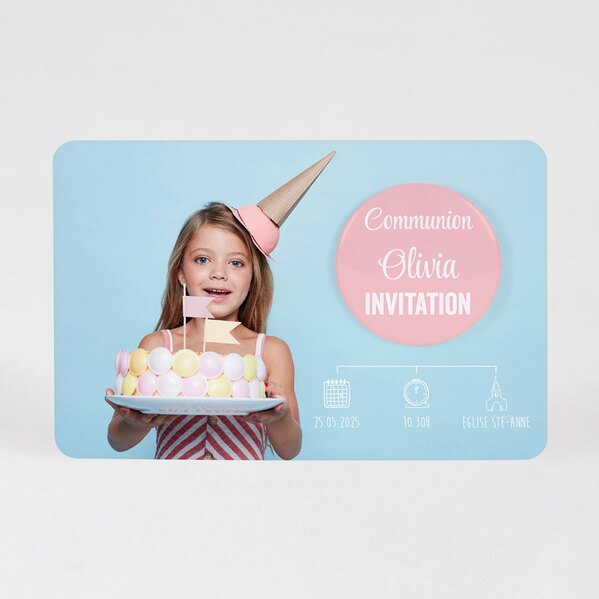 carte invitation communion photo et badge personnalise TA1227-1900040-02 1