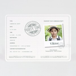 communie uitnodiging paspoort TA1227-2200013-03 2