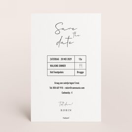 ecolook communie uitnodiging save the date met foto TA1227-2400003-03 2