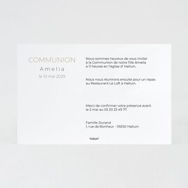 faire part communion flocons dores TA1227-2400049-02 2