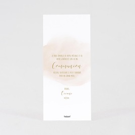 carte remerciement communion aquarelle rose et couronne doree TA1228-1900073-02 2