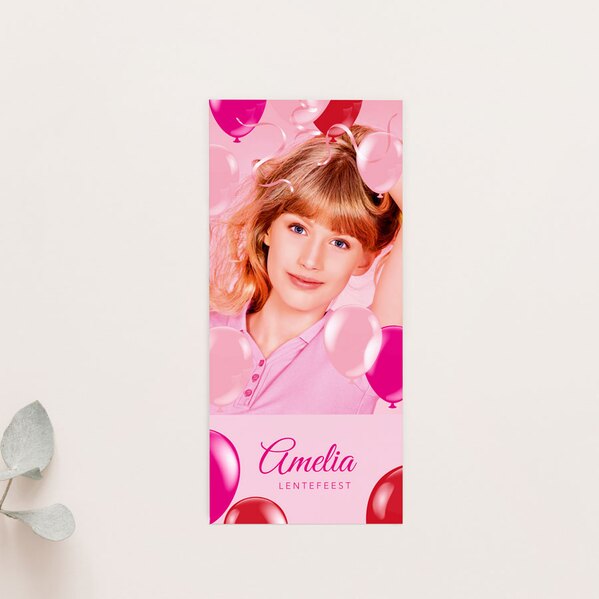 bladwijzer bedankkaartje lentefeest met foto en ballonnen TA1228-2400032-03 1