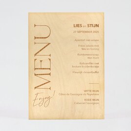 houten menukaart communie of lentefeest TA1229-2400014-03 2