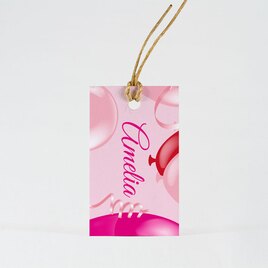 naamlabel roze met ballonnen TA1255-2400009-03 2
