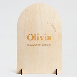 panneau de bienvenue communion en bois TA12821-2300001-02 1
