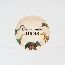 autocollant communion dinosaures TA12905-1800012-02 1