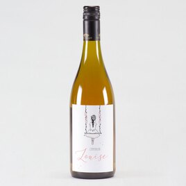etiquette bouteille de vin communion silhouette sur balancoire TA12905-1900057-02 1