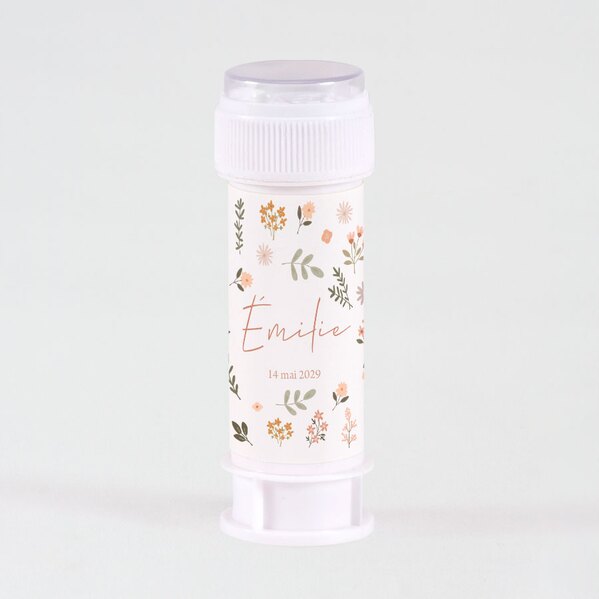 sticker tube a bulles communion champ de fleurs TA12905-2200035-02 1