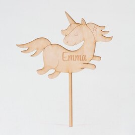 caketopper hout unicorn met naam te personaliseren TA12942-2000001-03 2