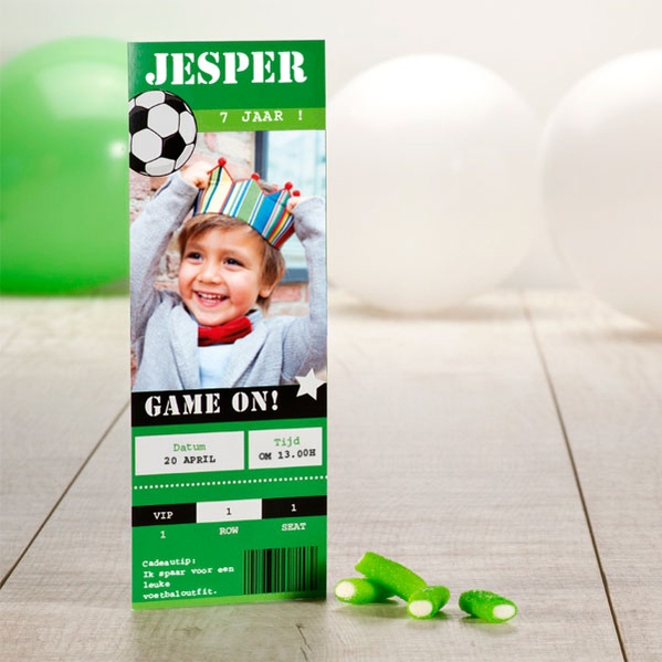 vrolijke groene voetbalkaart TA1327-1900020-03 1
