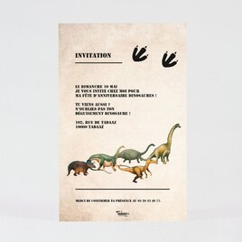 invitation anniversaire dinosaures TA1327-1900026-02 2