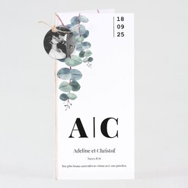 invitation anniversaire de mariage branche eucalyptus TA1327-2000023-02 1