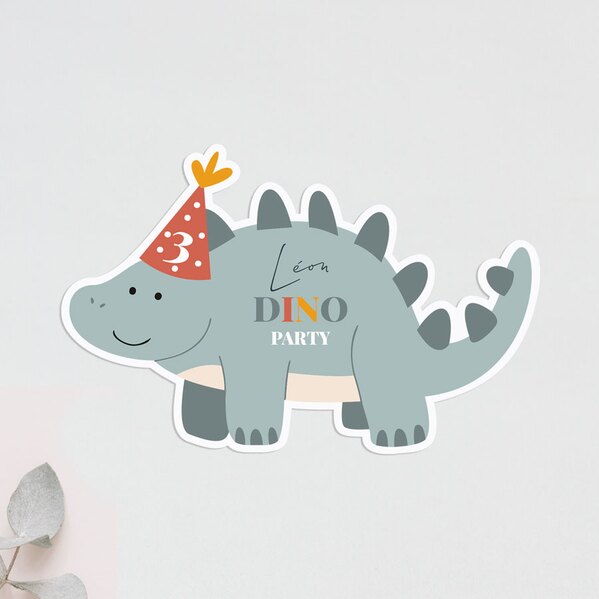 carte d invitation anniversaire joli dinosaure TA1327-2100035-02 1