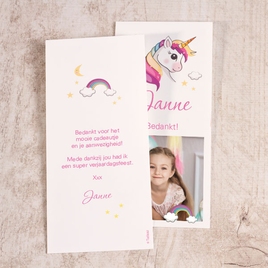 bladwijzer bedankkaart unicorn TA1328-1900021-03 2