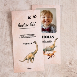 bladwijzer bedankkaart dinosaurus TA1328-1900023-03 2