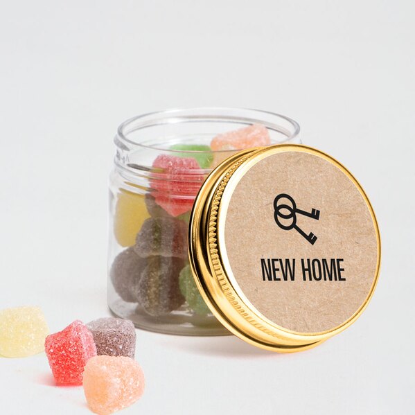 ronde sticker ecolook met sleutels 4 4 cm TA13905-1900019-03 4