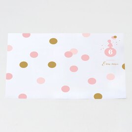 feestelijke placemat met confetti en silhouet meisje TA13906-1600006-03 2