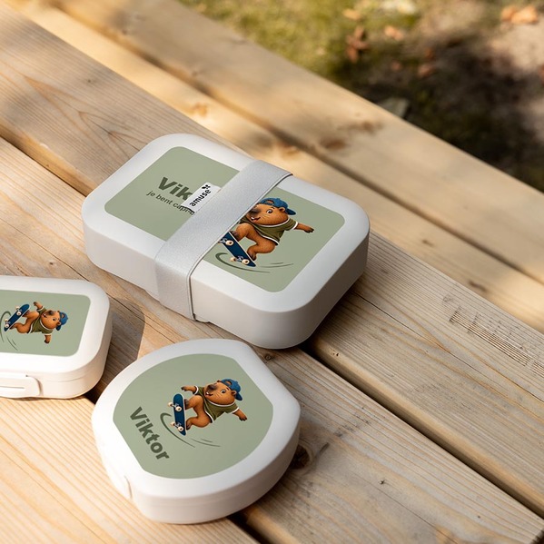 brooddoos met naam en stoere capibara print TA14805-2600004-03 4