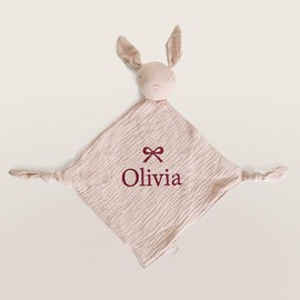 doudou attache tetine rose et son prenom brode jollein TA14848-2600002-02 1