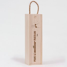 caisse de vin en bois texte et motif vertical TA14936-2100017-02 1