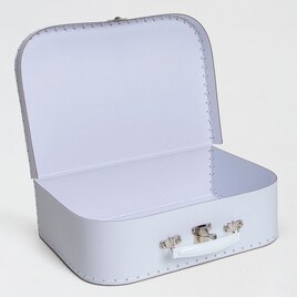 wit koffertje met naam en pandabeer TA14949-2100010-03 2