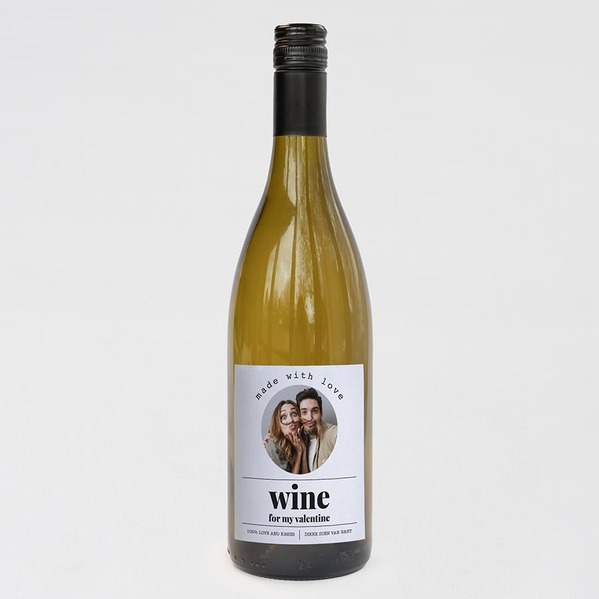 kwaliteitsvolle witte natuurwijn met gepersonaliseerd etiket met foto TA14990-2100001-03 1