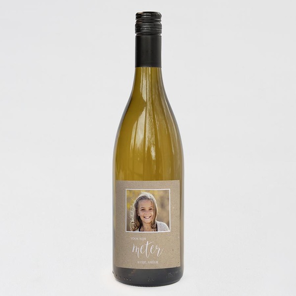 kwaliteitsvolle witte wijn met gepersonaliseerd foto etiket TA14990-2100006-03 1