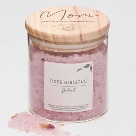 sels de bain rose hibiscus mains en coeur TA14995-2100001-02 1