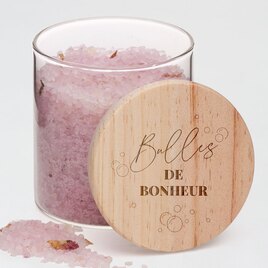 sel de bain rose hibiscus bulles de bonheur TA14995-2100009-02 2